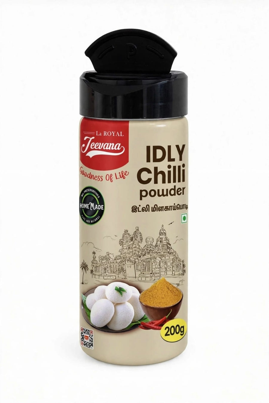 La Royal Jeevana Idly Chilli Powder 200g