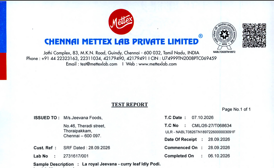 CHENNAI METTEX LAB PRIVATE LIMITED